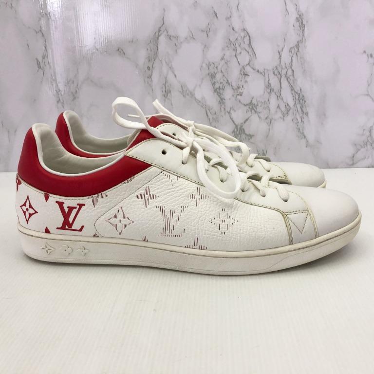 Shop Louis Vuitton Luxembourg Monogram Street Style Plain Leather Logo  Sneakers (SNEAKER LUXEMBOURG, 1A8QE9) by Mikrie