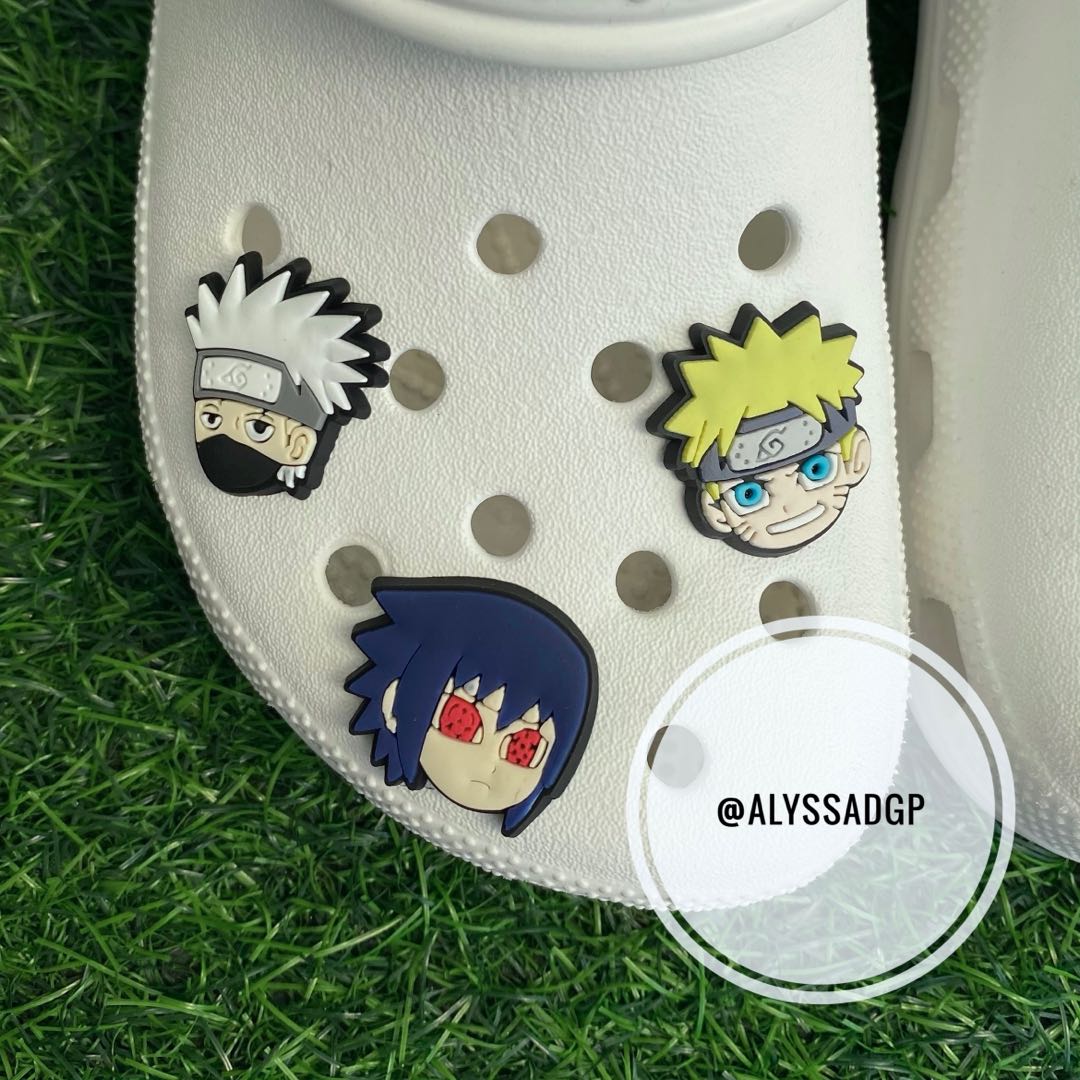 croc naruto charms