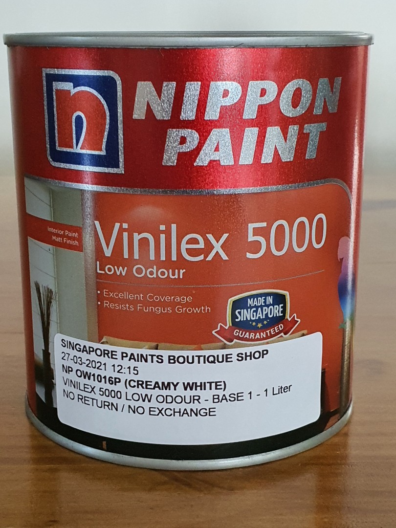 Nippon Paint 1L Creamy White, Everything Else on Carousell