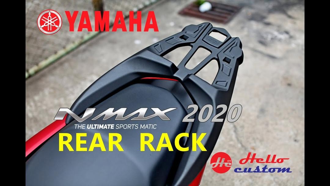 nmax 155 new model rear rack, Motorcycles, Motorcycle Accessories on ...