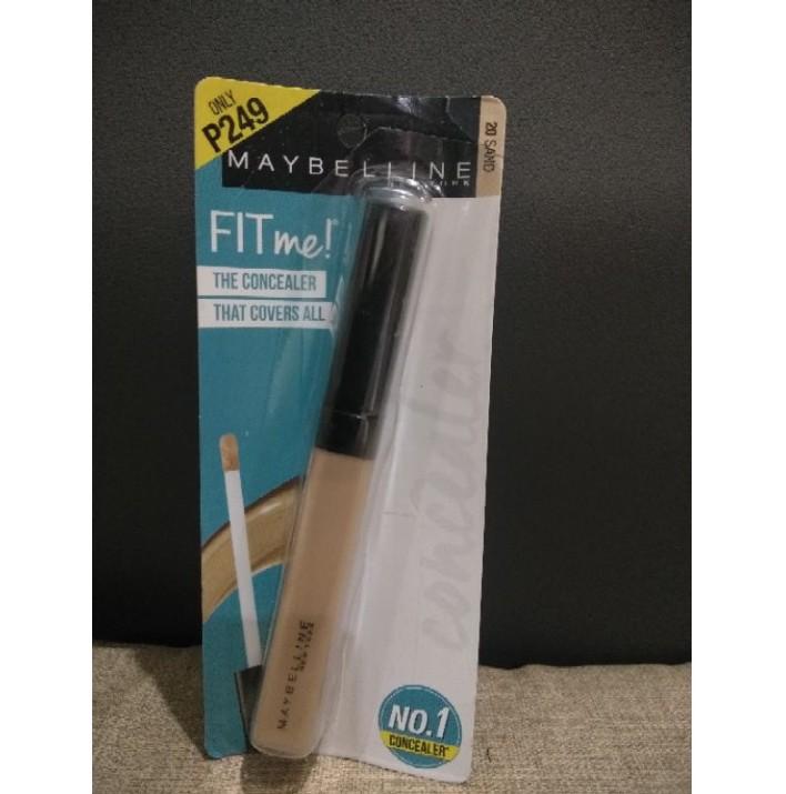 ORIGINAL Maybelline Fit Me Concealer (Category: Makeup) located in Manila. Submitted by thesmartchic.ph (Listing ID 1079889624, Image 1). Description: ORIGINAL Maybelline Fit Me Concealer Shade: Sand Market Price: 249 Selling this one for 189 ONLY.