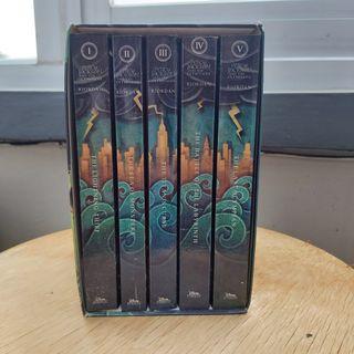 Percy Jackson and the Olympians book set