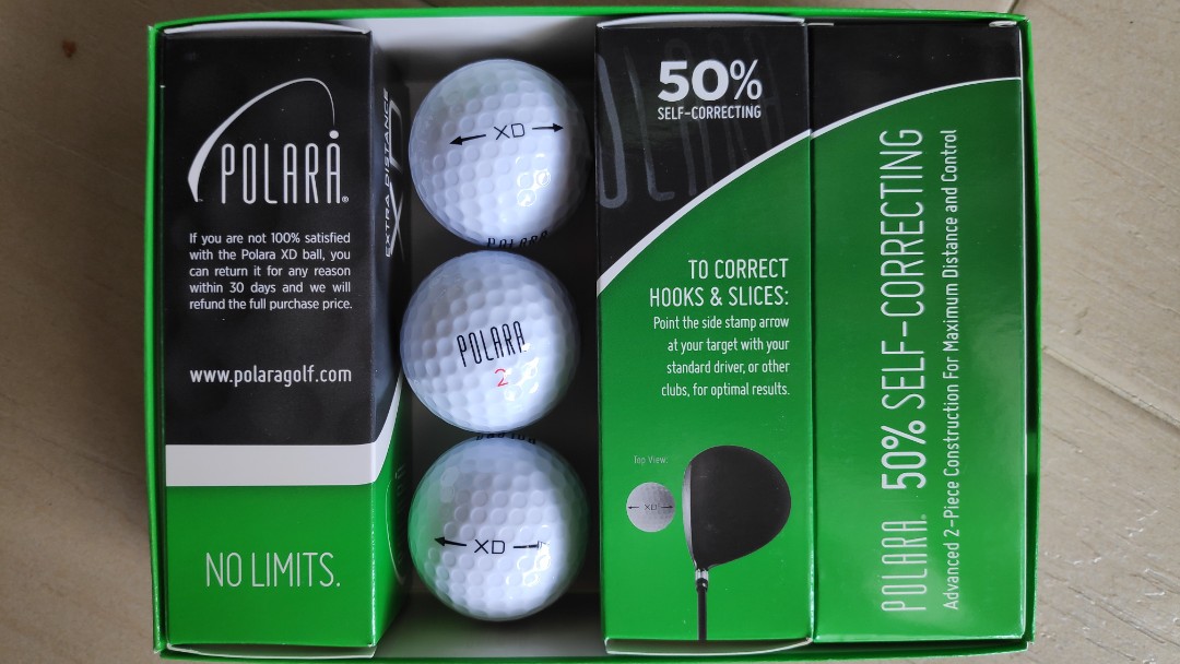 Polara extra distance xd 2 piece golf balls clearance
