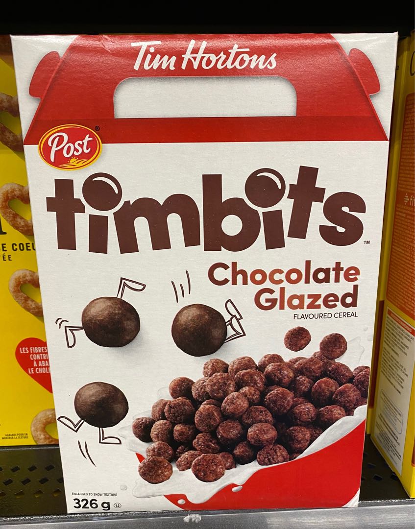 Timbits Chocolate Glazed Cereals Food Drinks Packaged Instant Food On Carousell