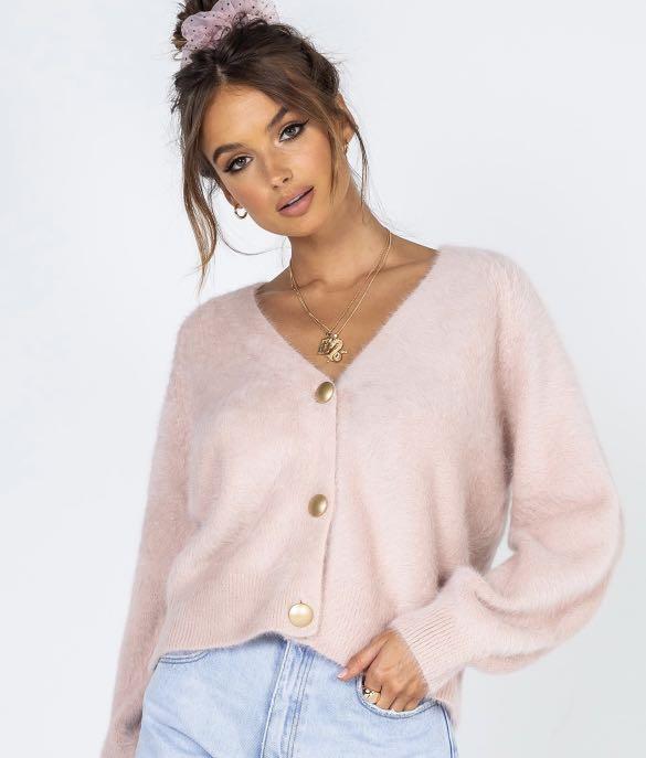 Princess Polly Merlo Cardigan Pink 