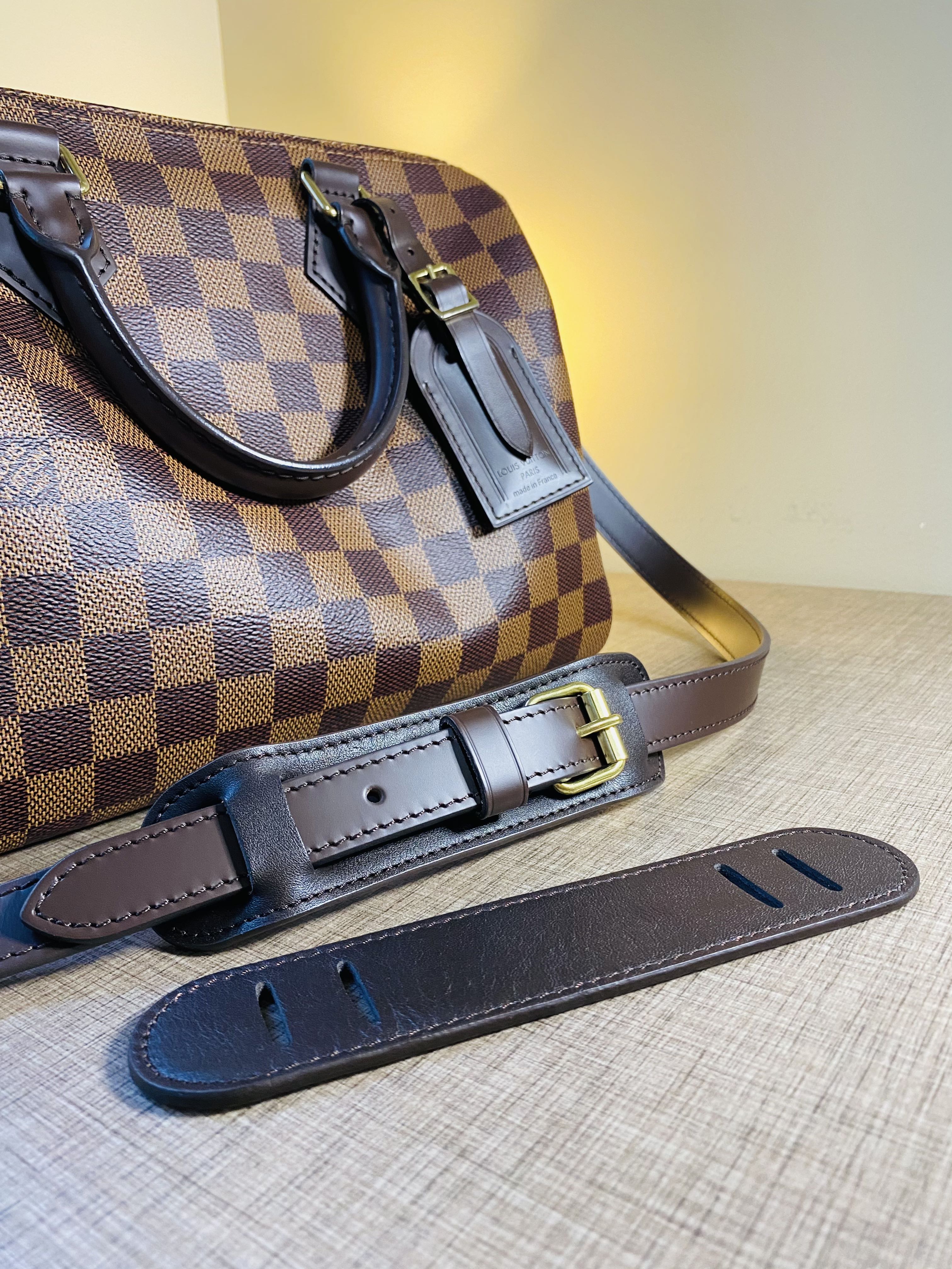 is louis vuitton made of real leather