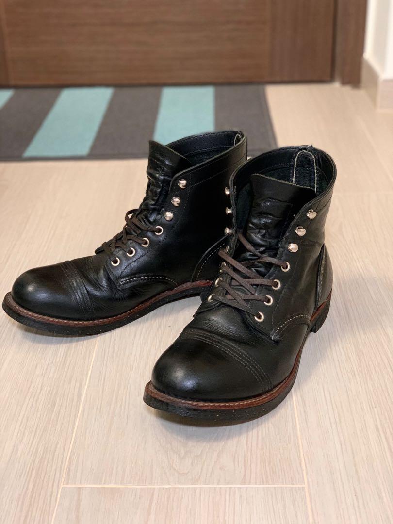 Red wing 8114 discount iron ranger black
