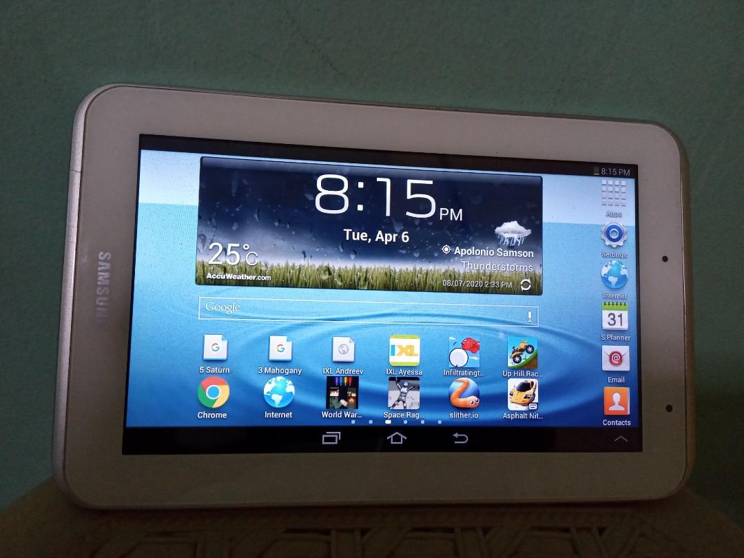 Samsung galaxy tab 2 7.0 (Category: Laptops & Notebooks) located in Quezon City. Submitted by olxph_393520090 (Listing ID 1079916736, Image 1). Description: samsung galaxy tab 2 7.0 model no. GT-P3110 android version negotiable.