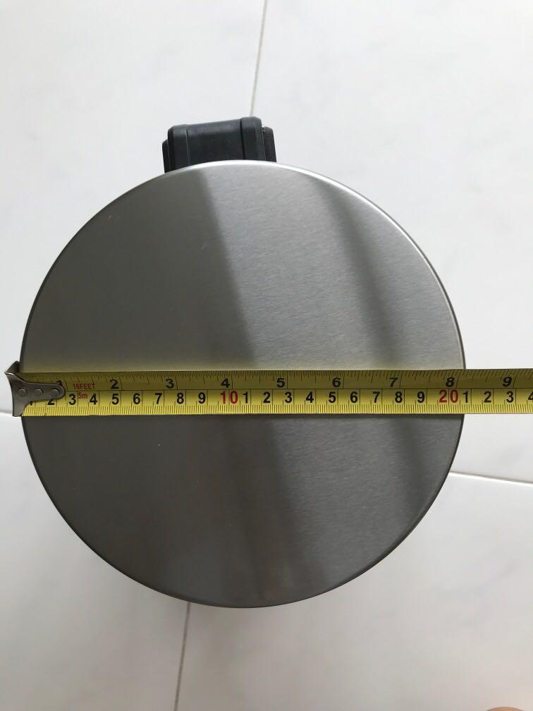 Stainless steel dusbin, Furniture & Home Living, Bathroom & Kitchen ...
