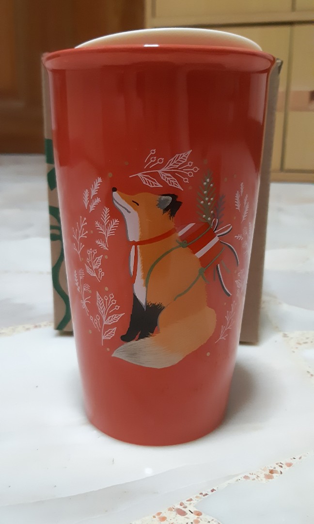 Starbucks Fox Tumbler, Furniture & Home Living, Kitchenware & Tableware