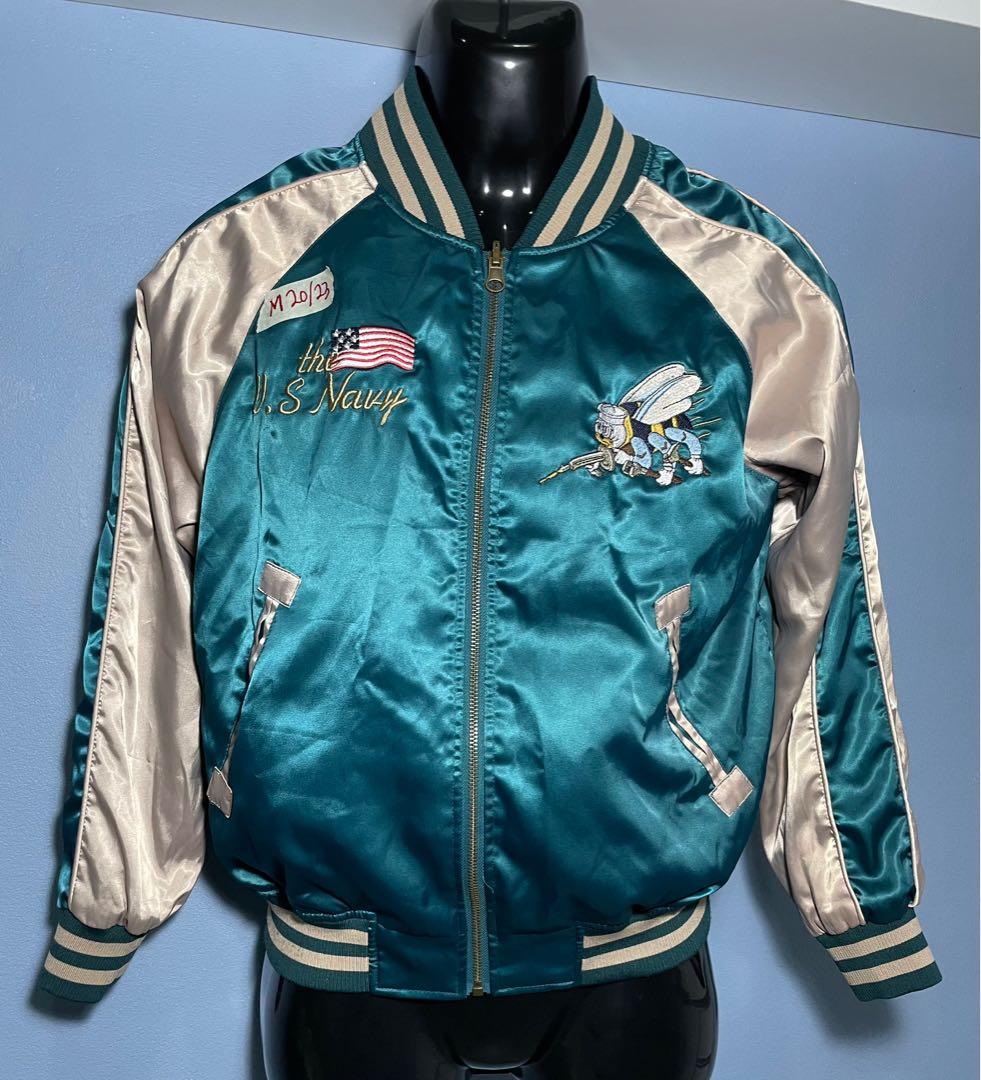 Sukajan Jacket US NAVY, Men's Fashion 