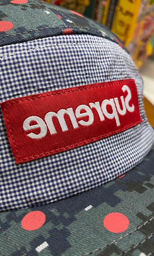 Supreme CDG Shirt Camp Cap(Original), Men's Fashion, Watches