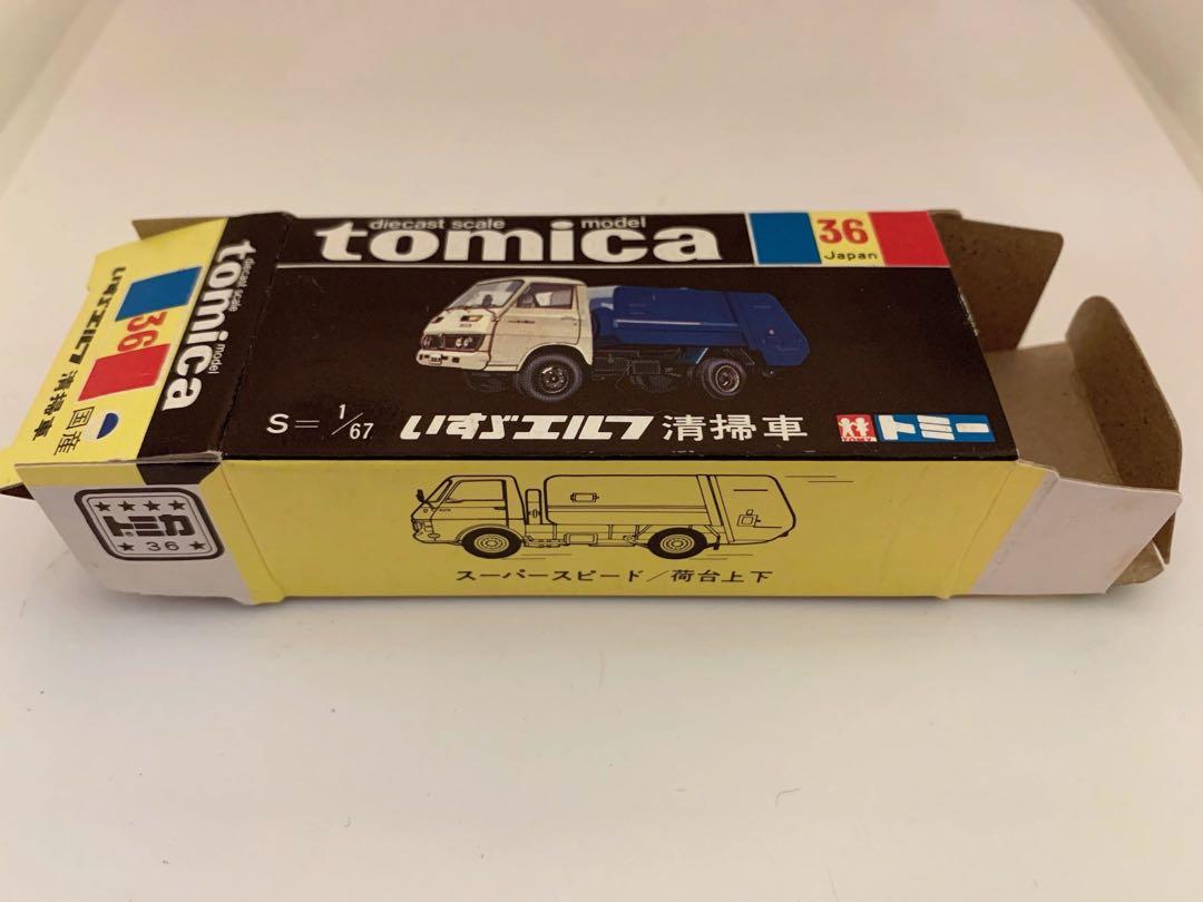 Tomica No 36 1 Isuzu Elf 清掃車 空盒 玩具 遊戲類 玩具 Carousell