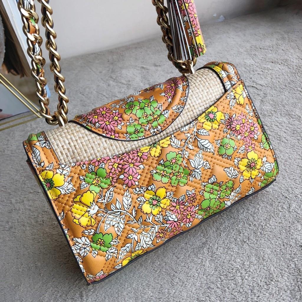 Tory burch fleming printed hot sale small convertible shoulder bag