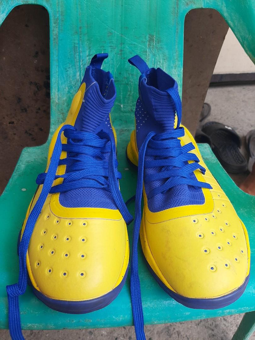 Curry 4 blue and yellow best sale