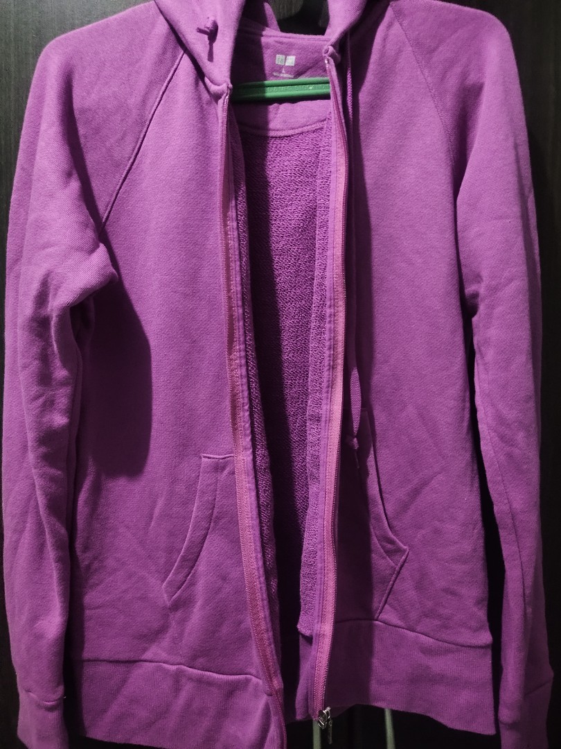 Uniqlo purple jacket Women s Fashion Coats Jackets and