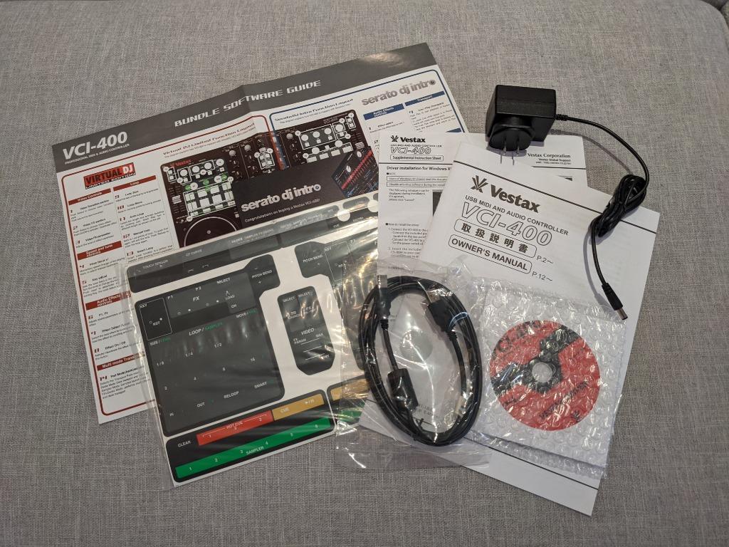 Vestax VCI 400 DJ 打碟機controller (midi), 音響器材, 可攜式音響