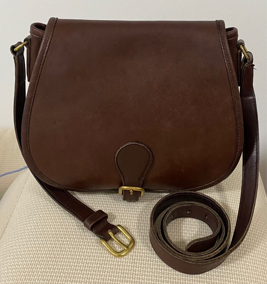 Vintage coach cheap saddle bag