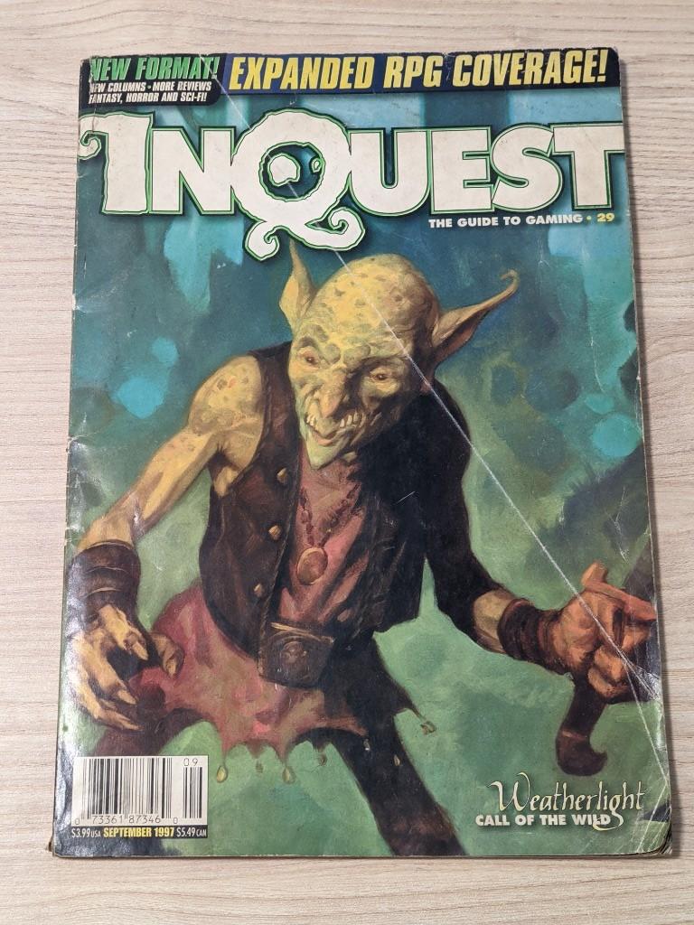 Vintage MTG TCG Inquest Magazines 97-05, Hobbies & Toys, Books ...