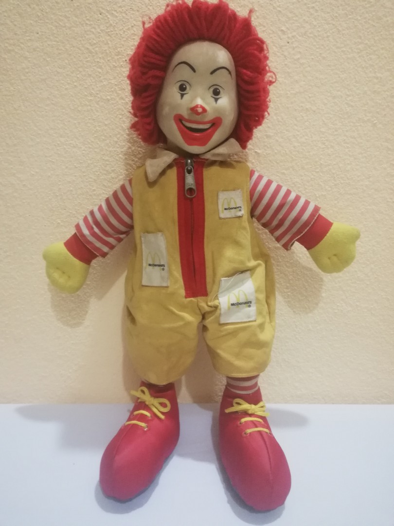 vintage ronald McDonald plush toy Hobbies Toys Collectibles