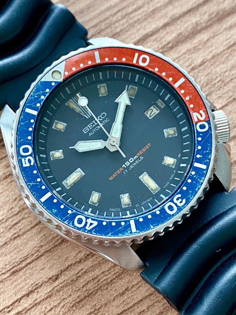 Vintage Seiko Dive Watch 7002 Automatic Working Original Patina, Men's  Fashion, Watches & Accessories, Watches on Carousell