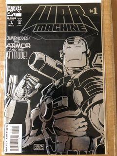 War Machine First Issue Marvel Comics Special Embossed Foil Cover Cable Iron Man