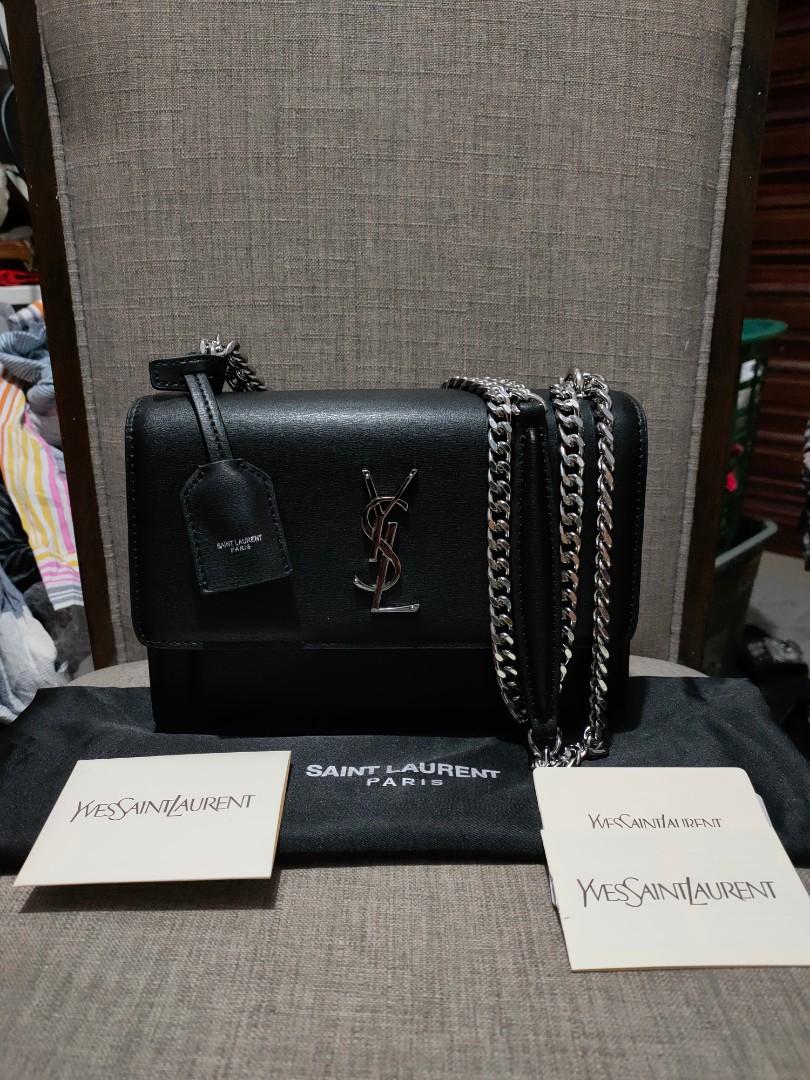 Ysl croc sling bag