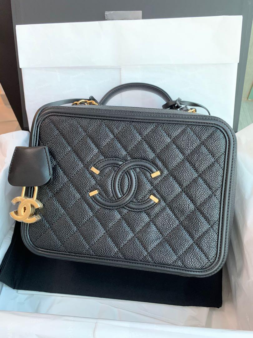 Chanel vanity sales case 24cm