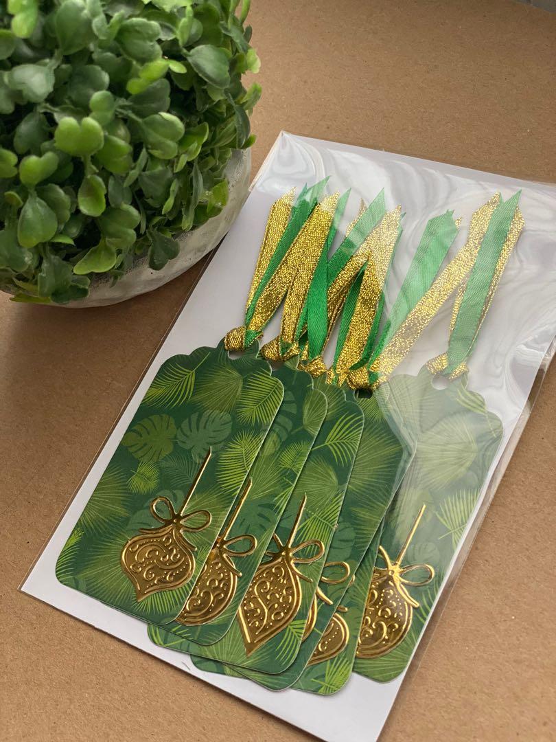 6 pieces Handcrafted and Designed Hari Raya Gift Tags / Note Tags ...