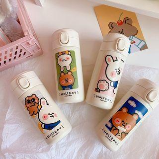 🐾可愛熊熊兔兔磨砂保溫杯 304不鏽鋼 400ml 現貨
