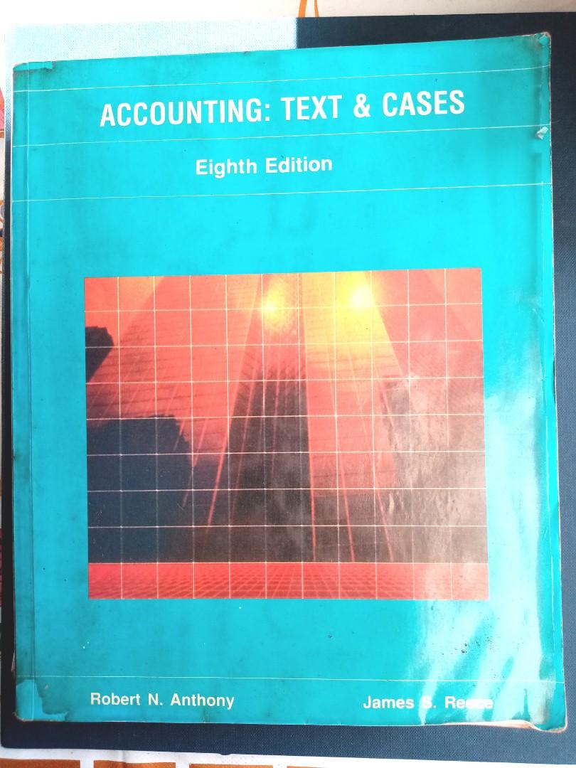 Accounting Books (Category: Textbooks) located in Quezon City. Submitted by maodg (Listing ID 1080068427, Image 1). Description: Accounting Text & Cases Advanced Accounting Management Advisory Services I highly recommend this book to accounting professionals. I used this during my CPA review and passed..