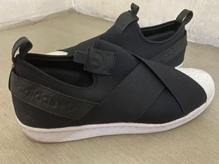Superstar slip sale on black malaysia