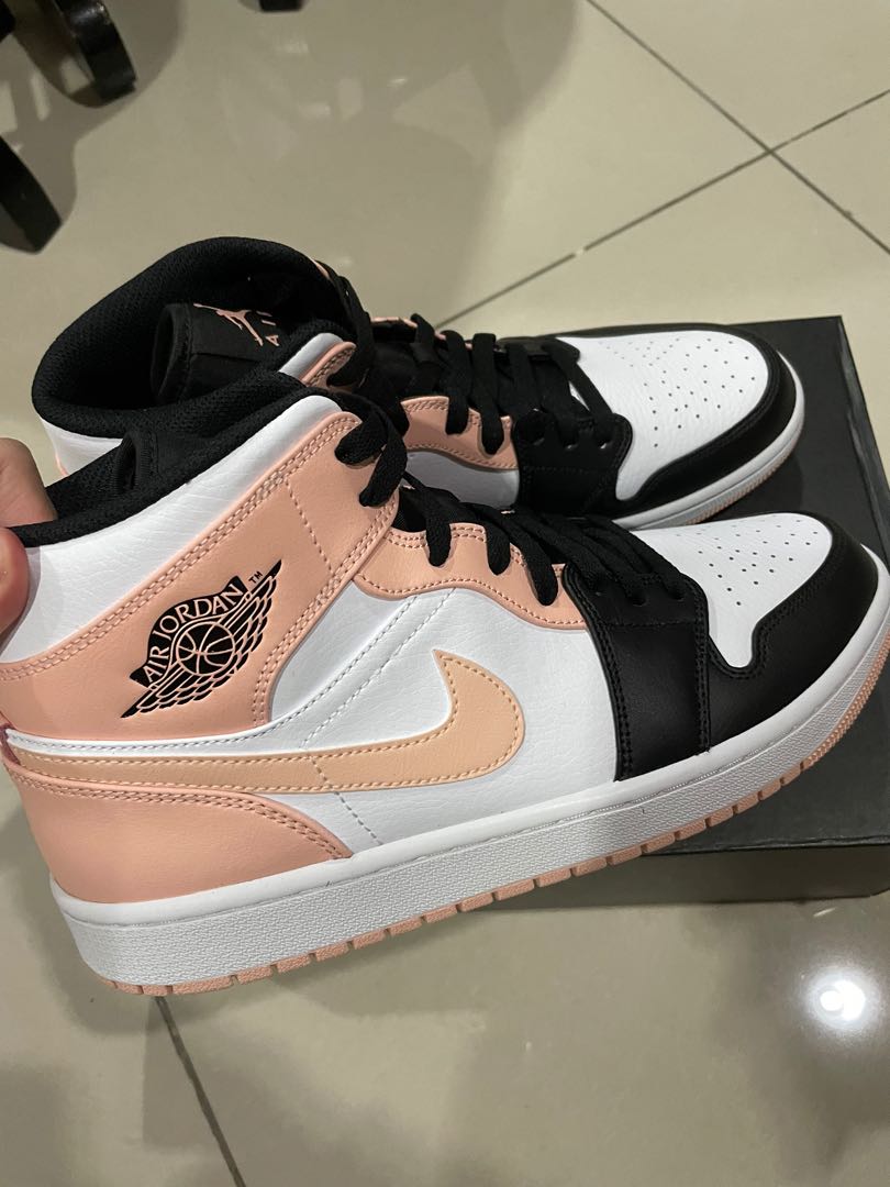 Air Jordan 1 mid Arctic Pink 100% Authentic, Men's Fashion, Footwear,  Sneakers on Carousell