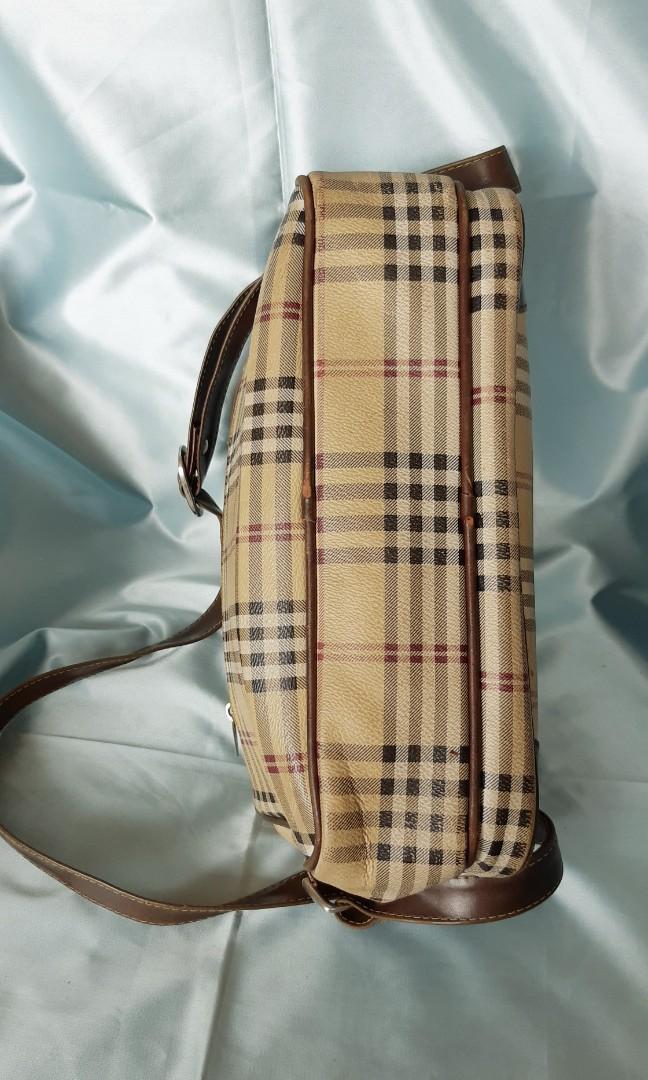 burberry bag inside