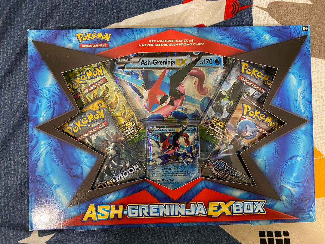 Pokemon Ash Greninja Ex Box Sealed Hobbies Toys Toys Games On Carousell