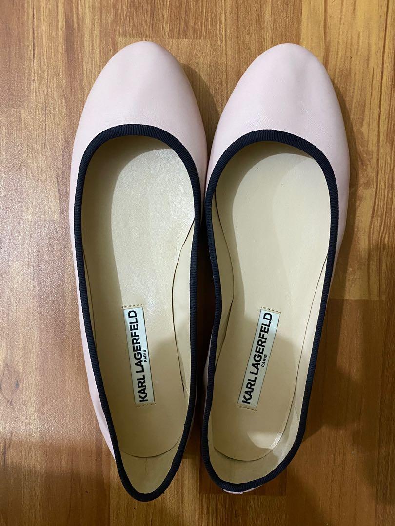 Authentic Karl Lagerfeld Leroux Ballet Flats
