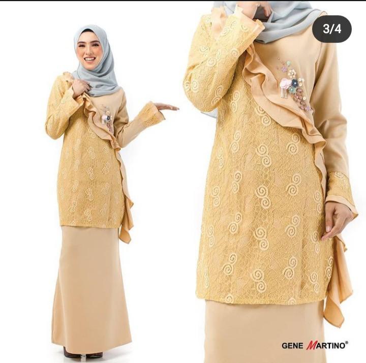Baju Kurung Gene Martino Muslimah Fashion Two Piece On Carousell