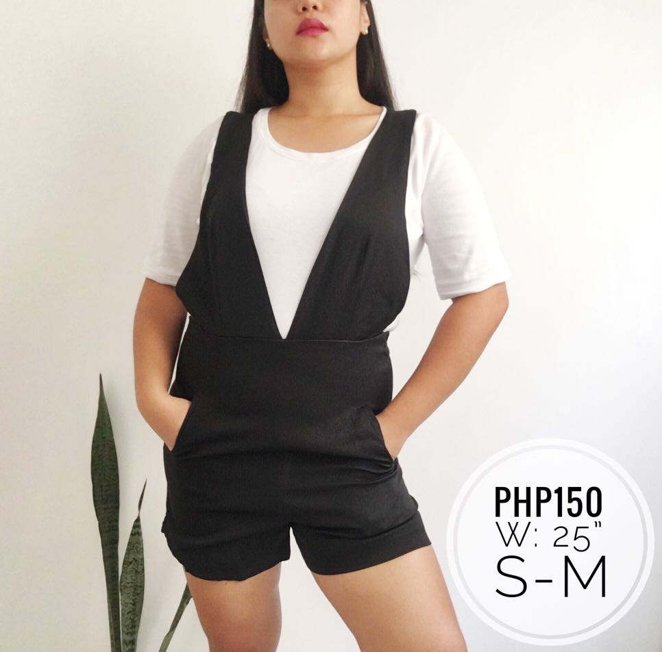 Black Jumper Shorts Women s Fashion Dresses Sets Rompers on