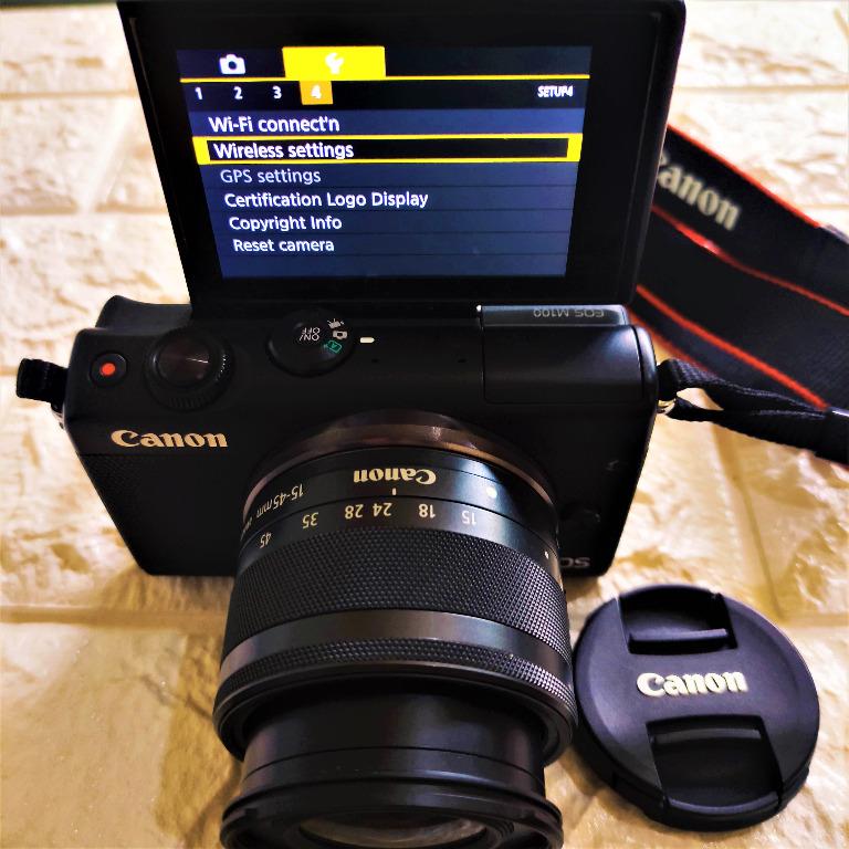 canon eos m100 camera wifi