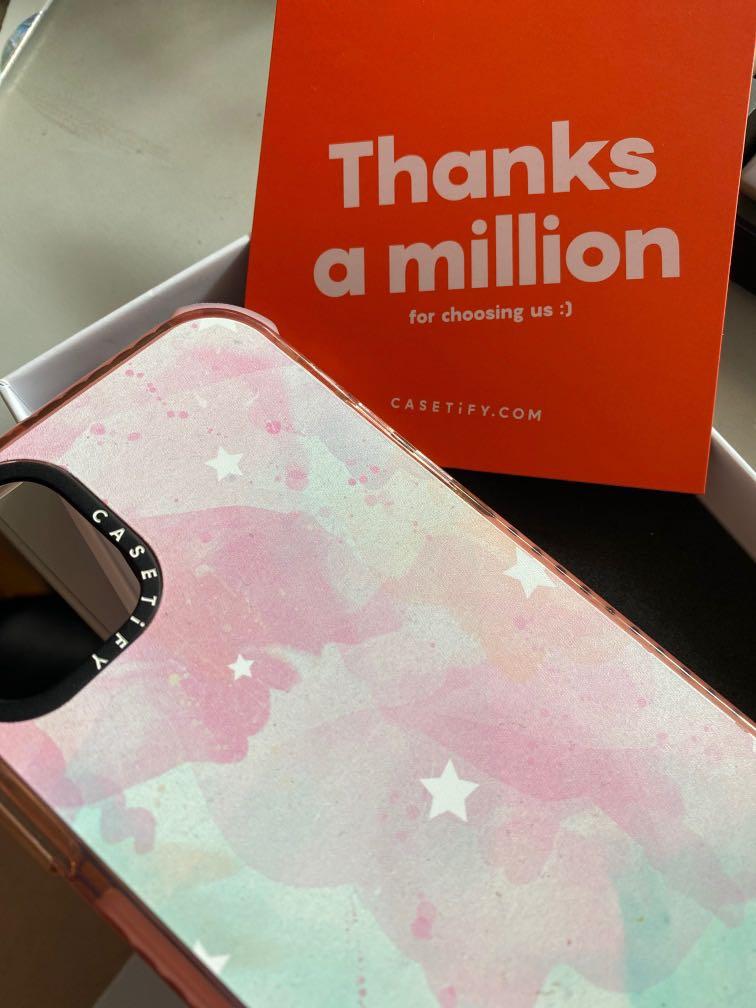 Casetify iPhone 11 Ultra Impact Case (Category: Cases & Sleeves) located in Quezon City. Submitted by lau_10 (Listing ID 1080062369, Image 3). Description: Casetify for iPhone 11 Ultra Impact Case [AUTHENTIC] for sale!! (NO JOY RESERVERS/LOW BALLERS PLS!!) - Magical Pastel Sky design - used - medyo may darkened edges - bought from pasabuy last 2020 - no damages - pink bumper, slight yellowing (not super obvious) - highest level of protection vari