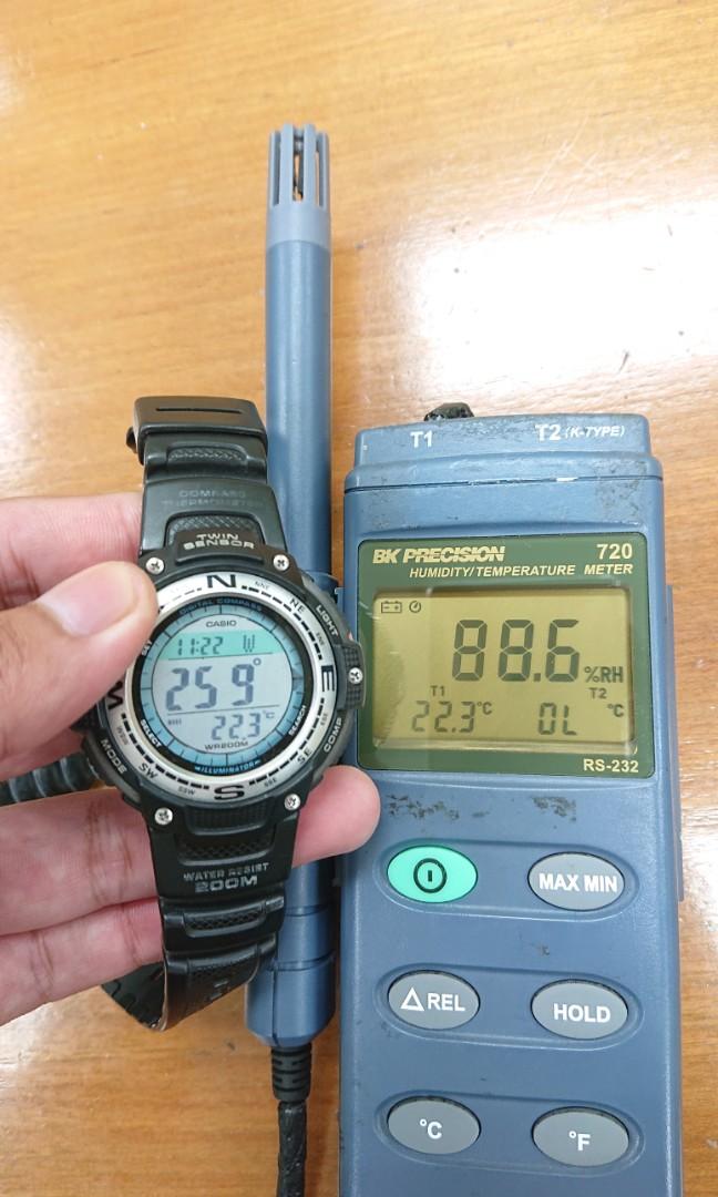 Casio SGW 100 TWIN SENSOR Fesyen Pria Jam Tangan di Carousell