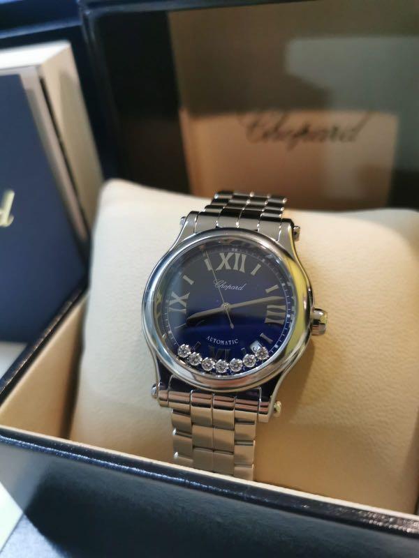Chopard happy sports 36mm special blue dial Luxury Watches on