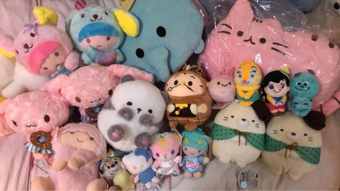 CLEARANCE Stuffed Soft Toy Plush iron man miku mike wazowski sumikko