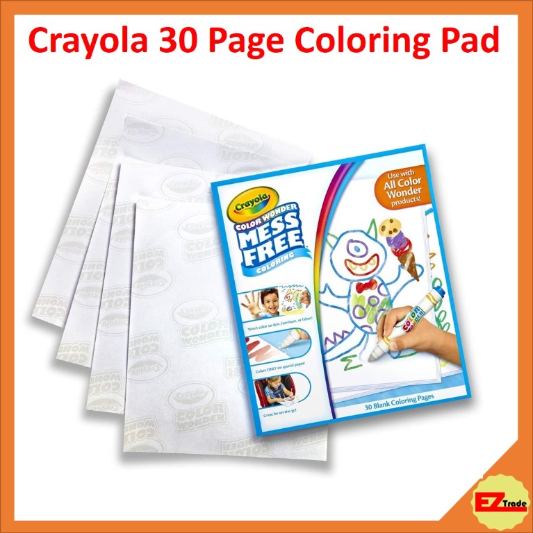 Crayola Color Wonder Mess free Coloring Pad, Blank Coloring Pad Refill ...