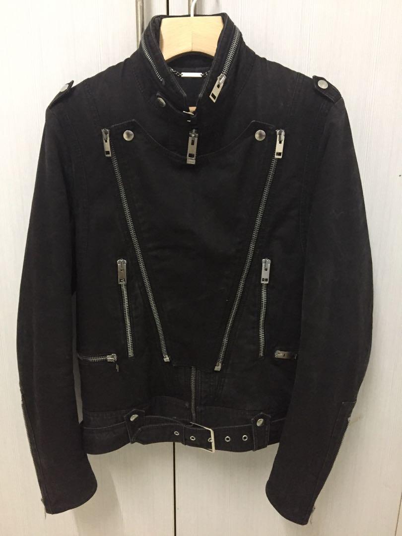 dior homme leather jacket
