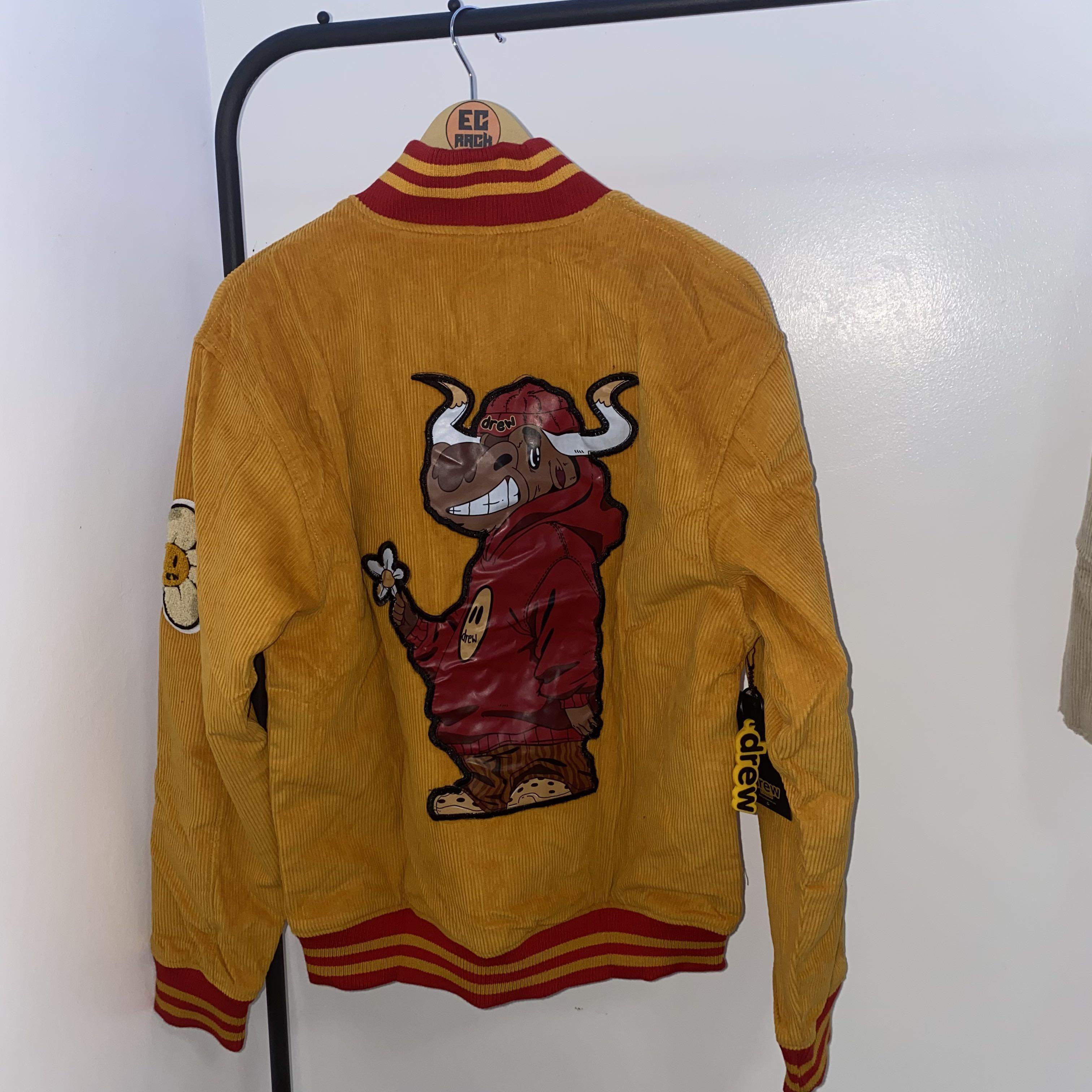 DREW HOUSE OX CORDUROY VARSITY JACKET, Men's Fashion, Tops & Sets