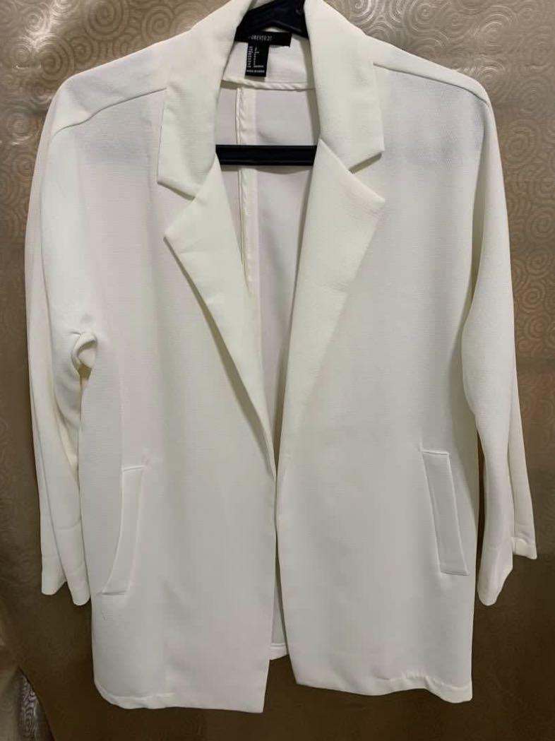 Forever 21 on sale white blazer