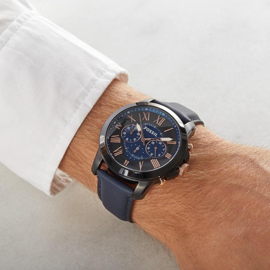 Harga jam fossil grant chronograph outlet