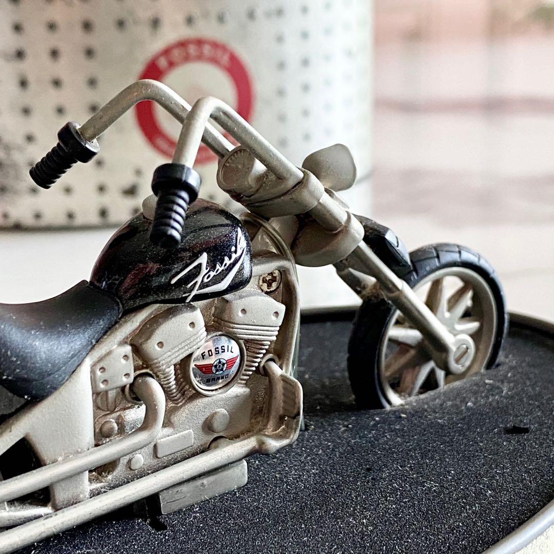 FOSSIL Vintage Collector s Timepiece Chopper Style Motorcycle Classic Clock