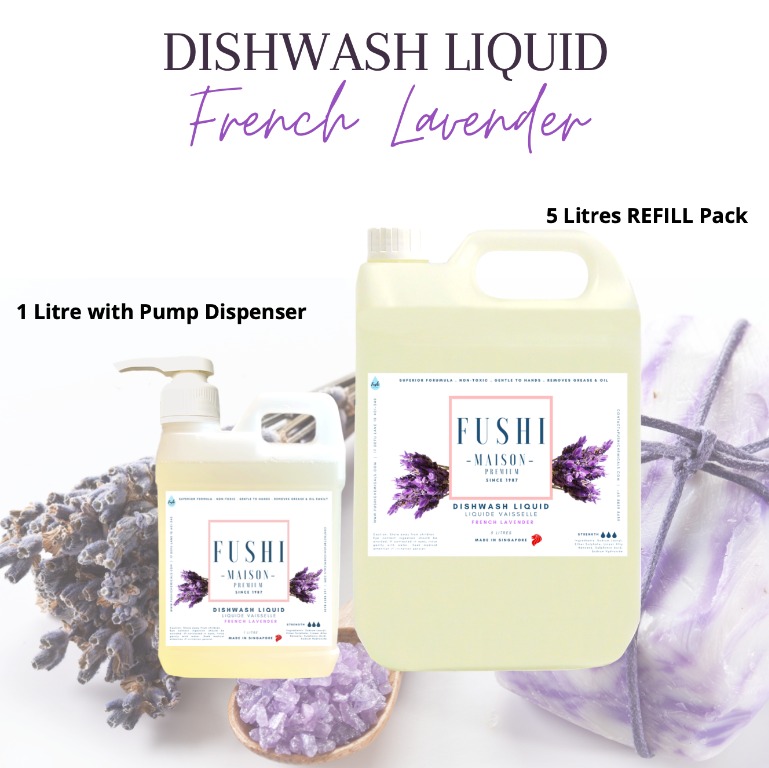 French Lavender Dishwashing Liquid 5L, TV & Home Appliances, Washing